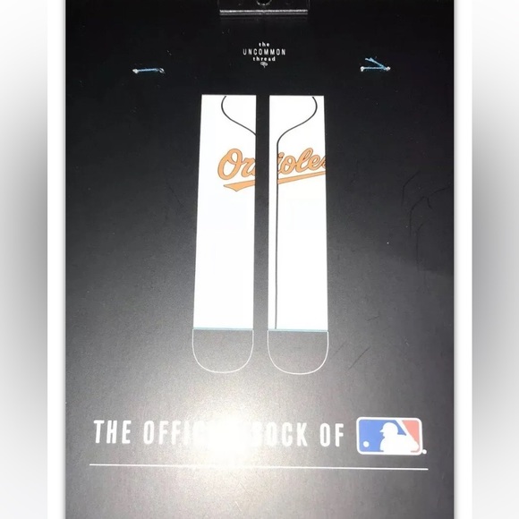 Stance Baltimore Orioles Home Jersey Crew Socks 1Pair Men9-12 White Baseball MLB - Picture 7 of 7
